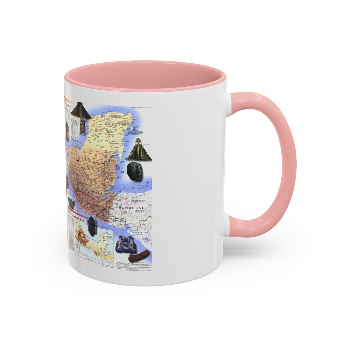 North America - Ancient Mesoamerica (1997) (Map) Accent Coffee Mug