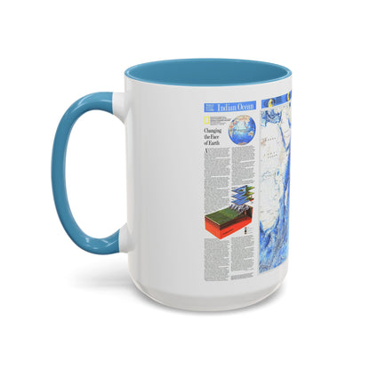 Indian Ocean (1992) (Map) Accent Coffee Mug