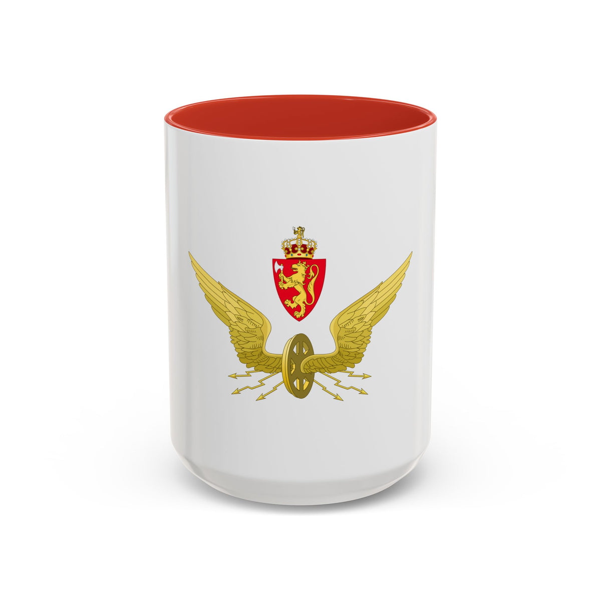 Emblem of the Norwegian State Railways - Accent Coffee Mug