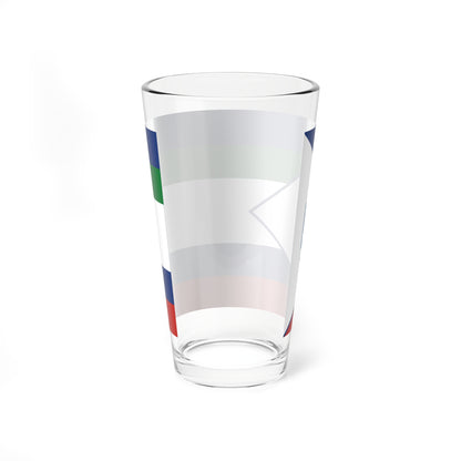 Flag of Vorkuta (Russia) Pint Glass 16oz