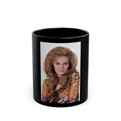 Julie Ege #224 (Vintage Female Icon) Black Coffee Mug-11oz-Go Mug Yourself