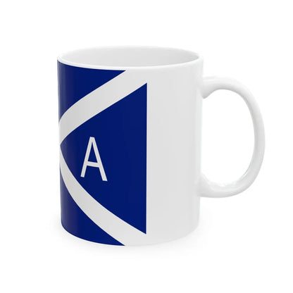 Flag of National Scottish Antarctic Expedition - White Coffee Mug-Go Mug Yourself