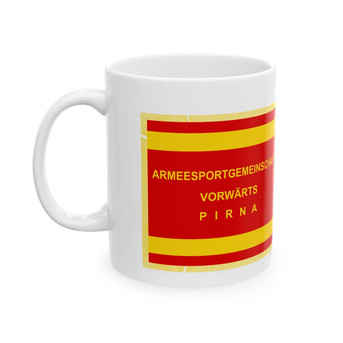 ASV ASG Pirna Fahne 1980er (Germany) White Coffee Mug