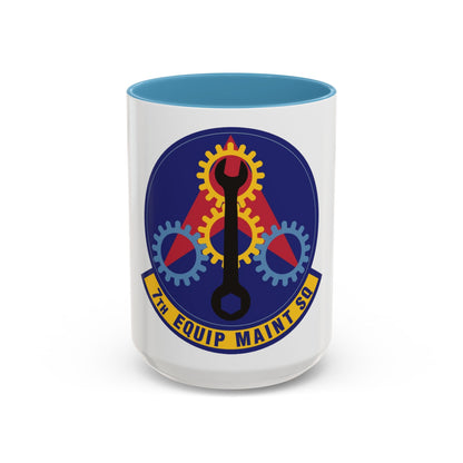 7th Equipment Maintenance Squadron (U.S. Air Force) Accent Coffee Mug
