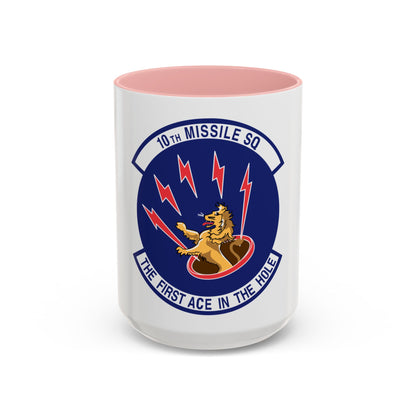 10th Missile SQ The First In The Hole (U.S. Air Force) Accent Coffee Mug