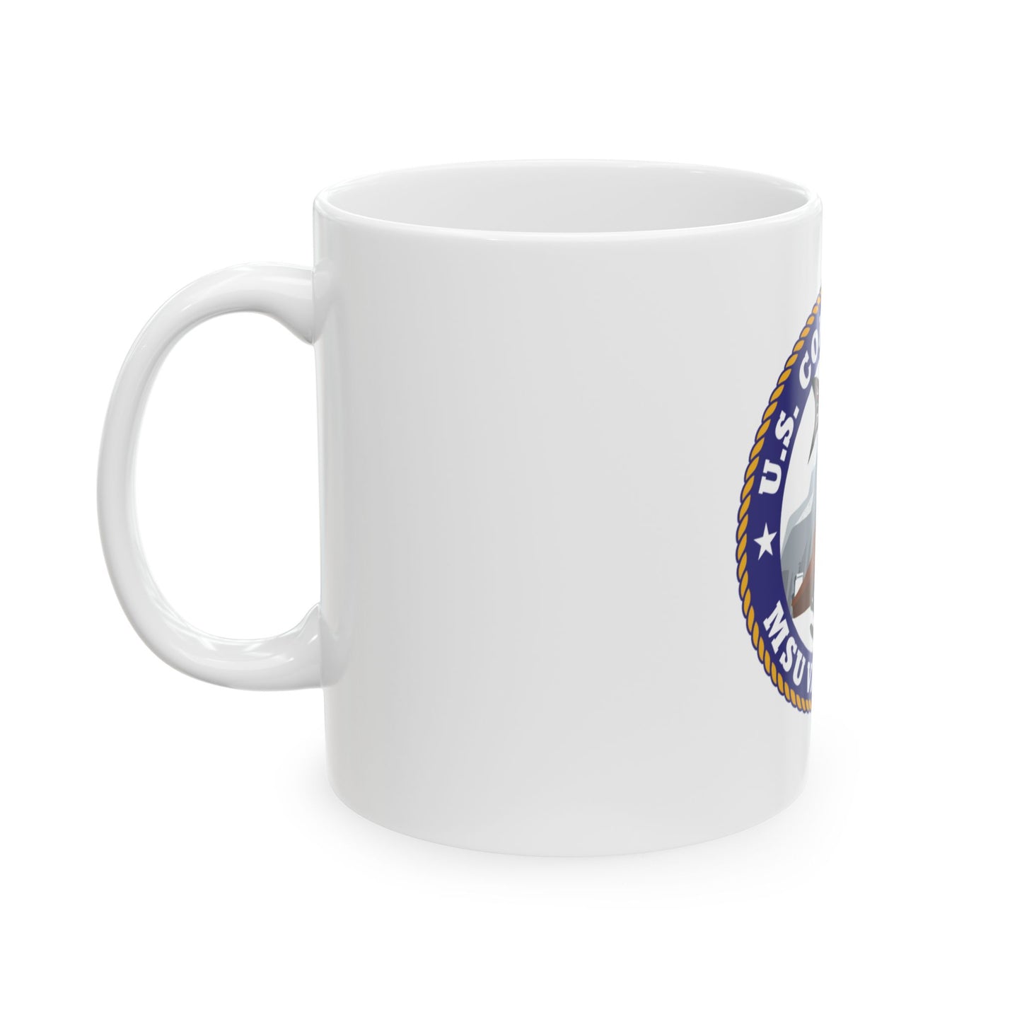 USCG MSU Valdez AK (U.S. Coast Guard) White Coffee Mug