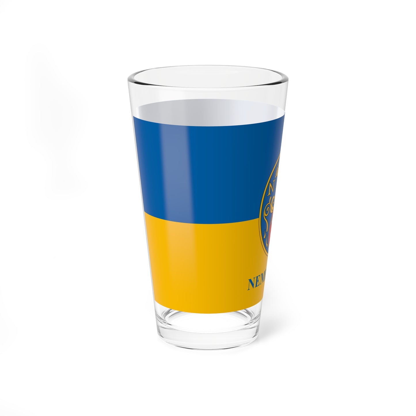 Flag of Nemeshany (Hungary) Pint Glass 16oz
