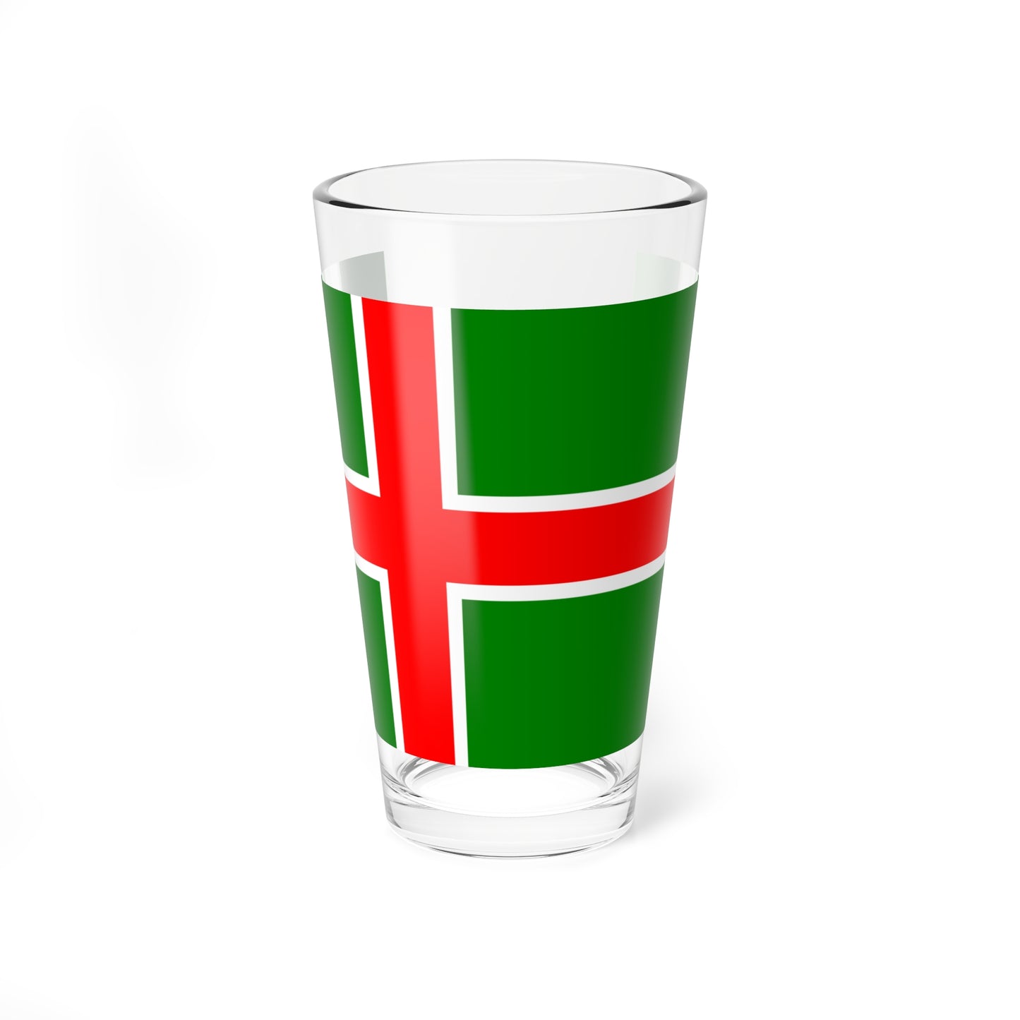 Flag of Smaland (Sweden) Pint Glass 16oz