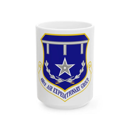 466th Air Expeditionary Group (U.S. Air Force) White Coffee Mug-15oz-Go Mug Yourself