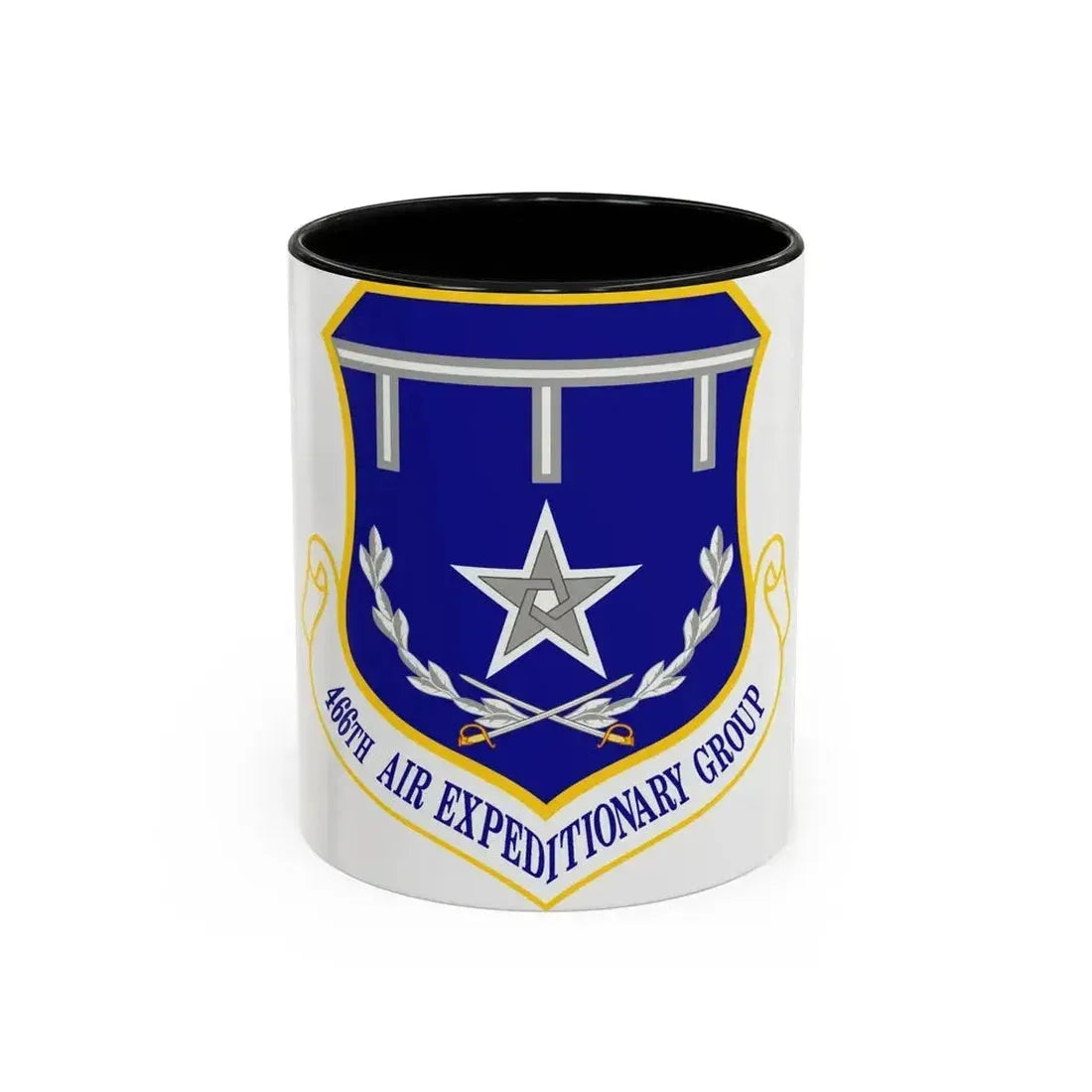 466th Air Expeditionary Group (U.S. Air Force) Accent Coffee Mug 11oz Black - Go Mug Yourself