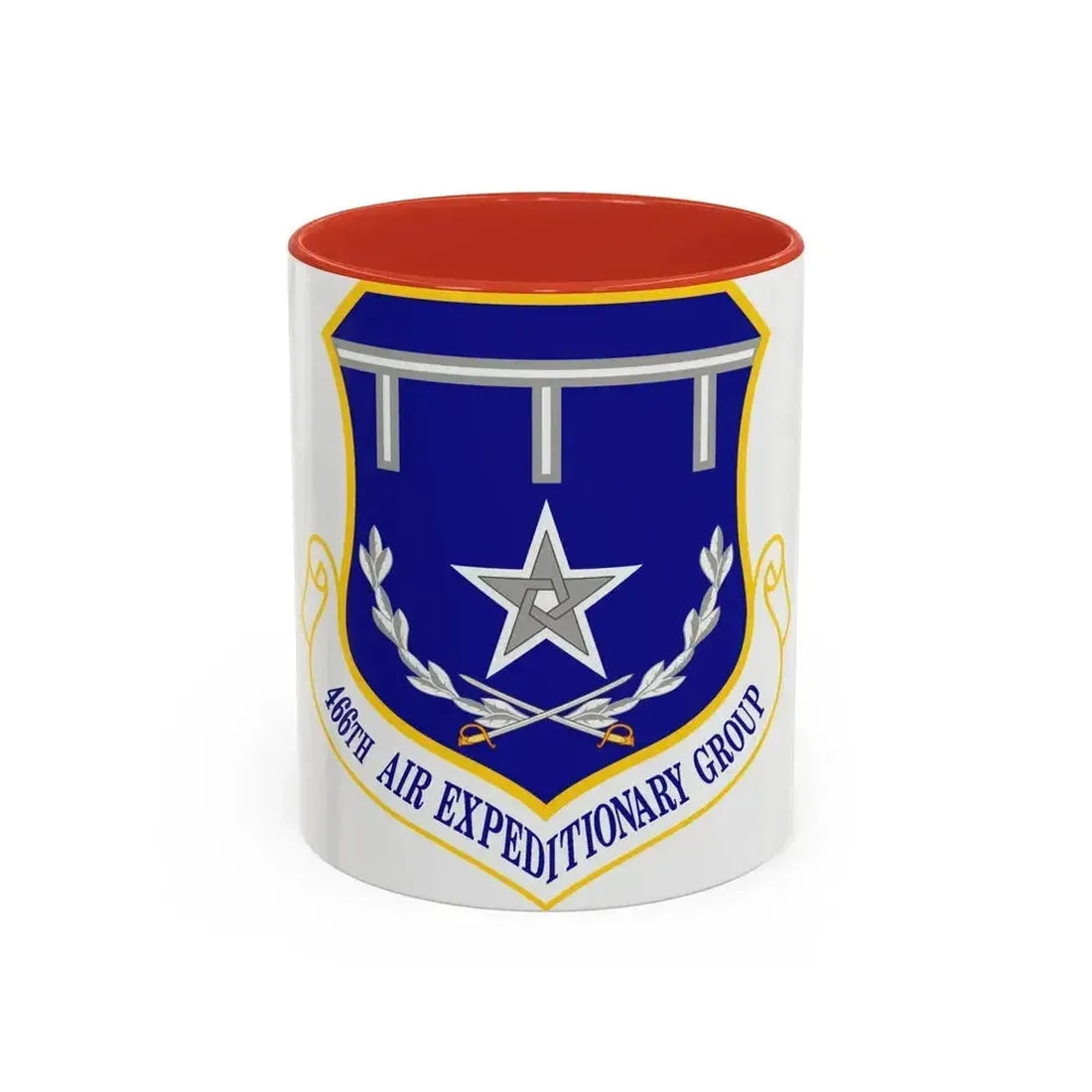 466th Air Expeditionary Group (U.S. Air Force) Accent Coffee Mug 11oz Red - Go Mug Yourself