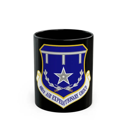 466th Air Expeditionary Group (U.S. Air Force) Black Coffee Mug 11oz - Go Mug Yourself