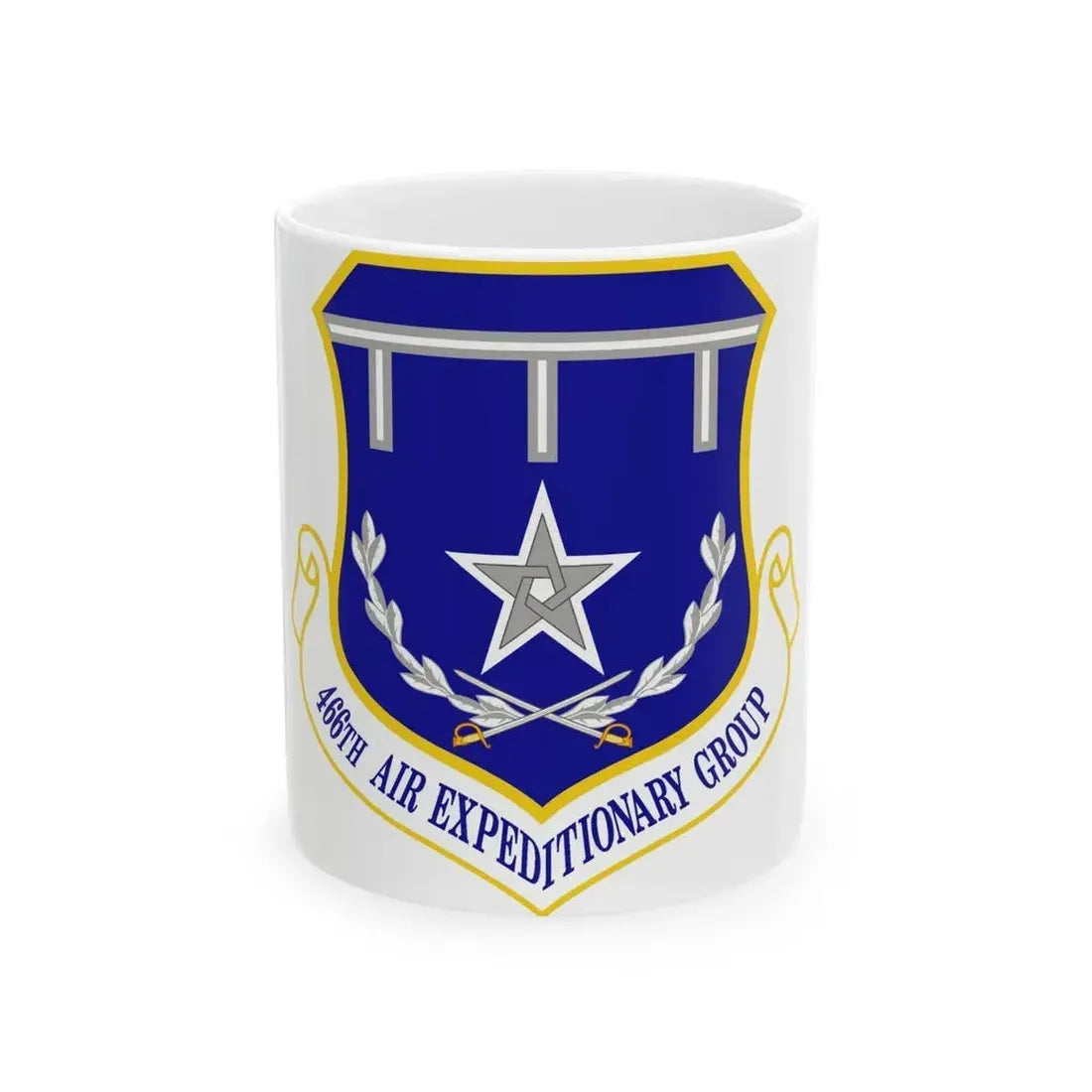 466th Air Expeditionary Group (U.S. Air Force) White Coffee Mug 11oz - Go Mug Yourself