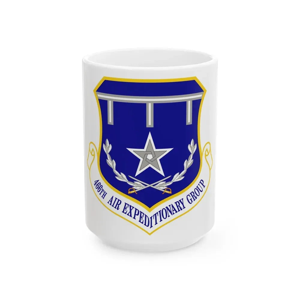 466th Air Expeditionary Group (U.S. Air Force) White Coffee Mug 15oz - Go Mug Yourself