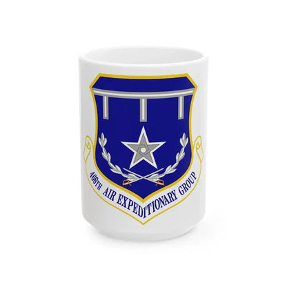 466th Air Expeditionary Group (U.S. Air Force) White Coffee Mug 15oz - Go Mug Yourself