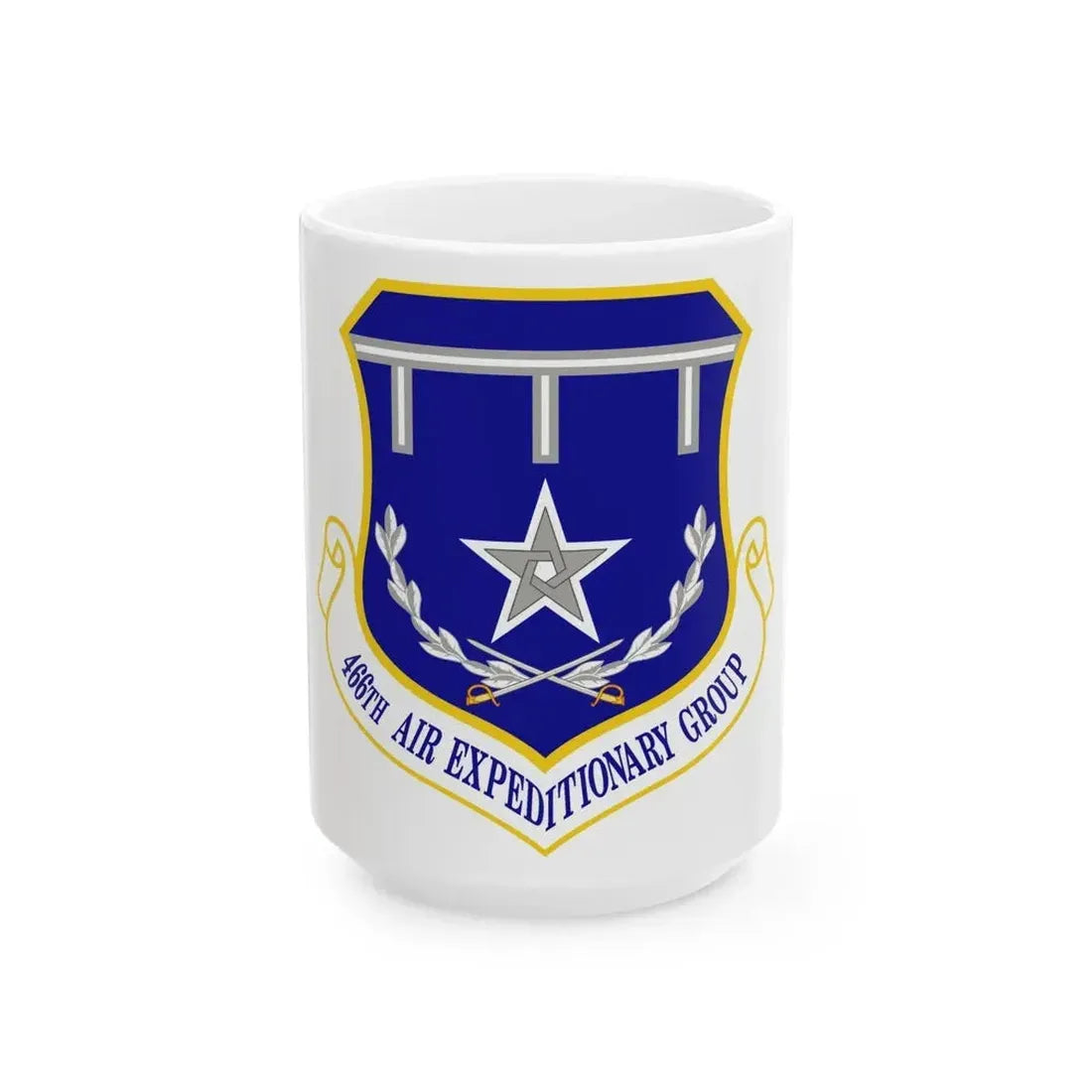 466th Air Expeditionary Group (U.S. Air Force) White Coffee Mug - Go Mug Yourself