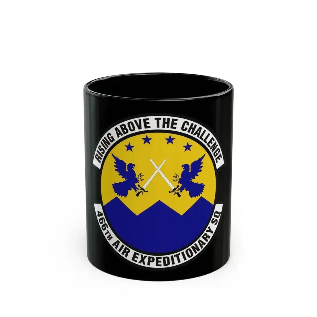 466th Air Expeditionary Squadron (U.S. Air Force) Black Coffee Mug 11oz - Go Mug Yourself