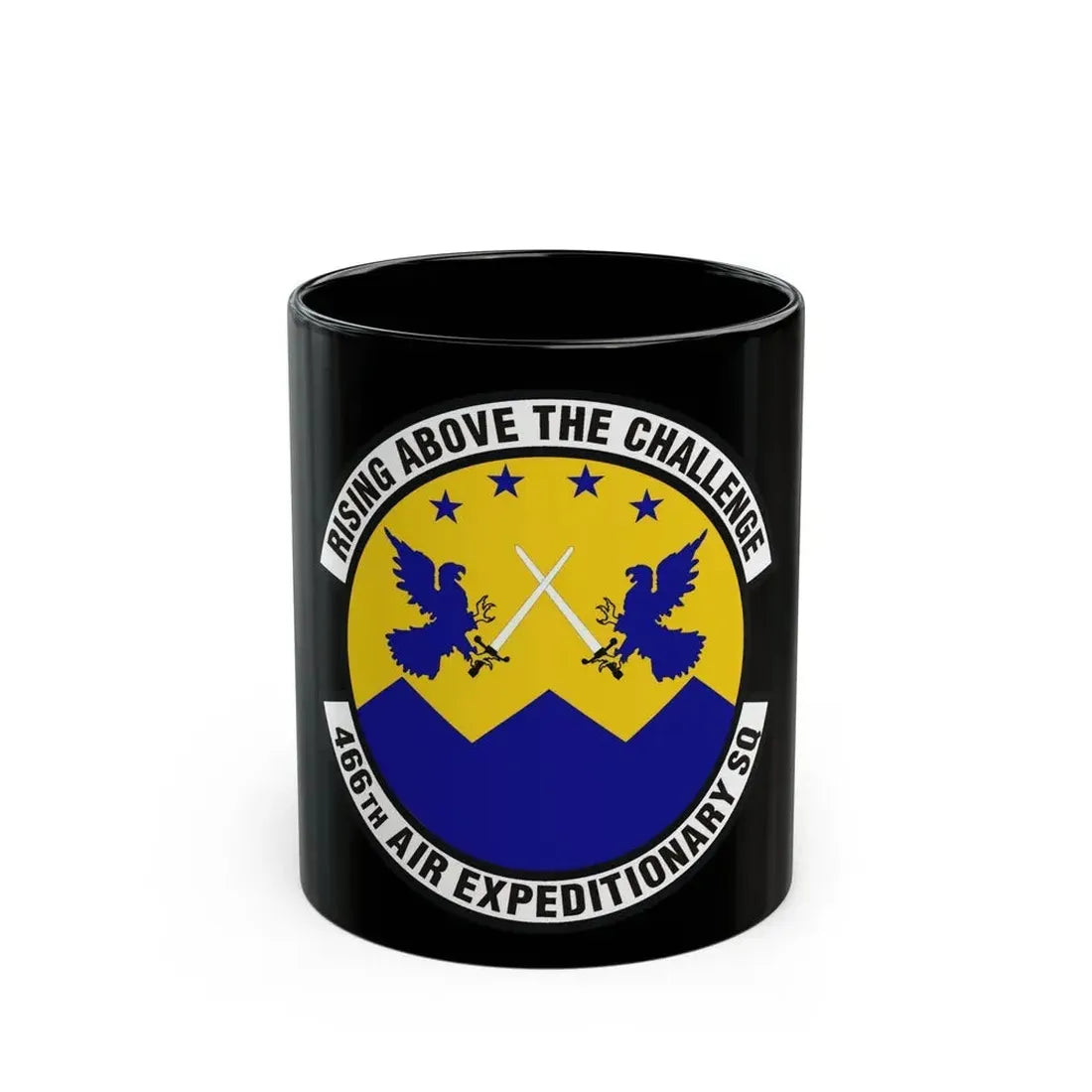 466th Air Expeditionary Squadron (U.S. Air Force) Black Coffee Mug 11oz - Go Mug Yourself