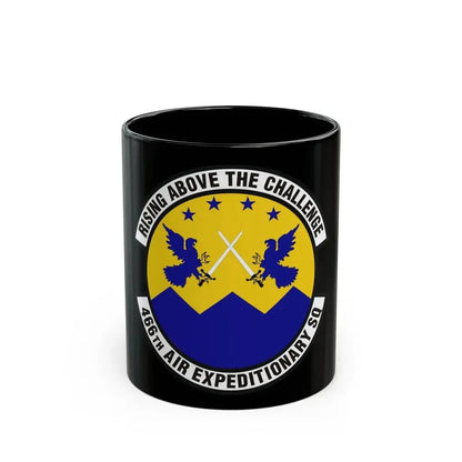 466th Air Expeditionary Squadron (U.S. Air Force) Black Coffee Mug 11oz - Go Mug Yourself