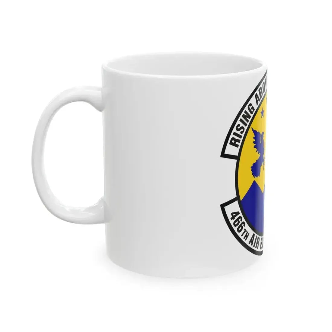 466th Air Expeditionary Squadron (U.S. Air Force) White Coffee Mug - Go Mug Yourself