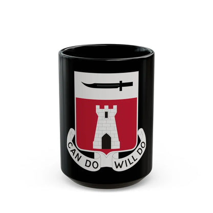 467 Engineer Battalion (U.S. Army) Black Coffee Mug-15oz-Go Mug Yourself