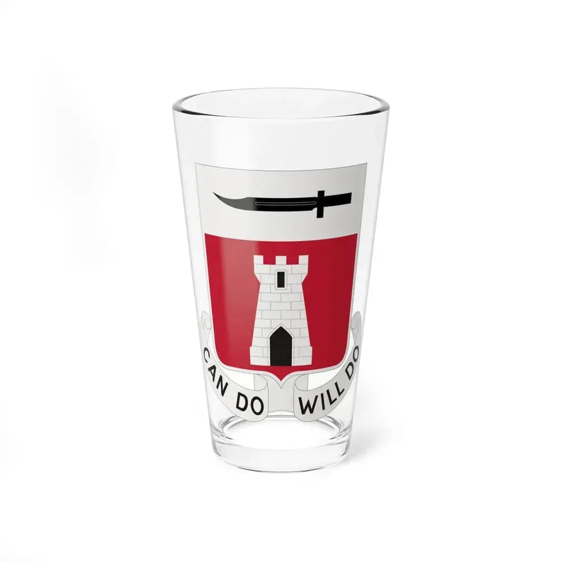 467 Engineer Battalion (U.S. Army) Pint Glass 16oz 16oz - Go Mug Yourself