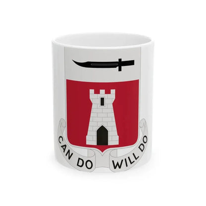 467 Engineer Battalion (U.S. Army) White Coffee Mug 11oz - Go Mug Yourself