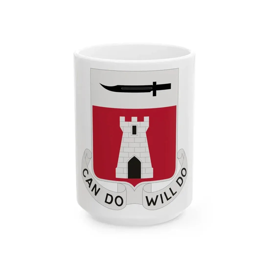 467 Engineer Battalion (U.S. Army) White Coffee Mug 15oz - Go Mug Yourself