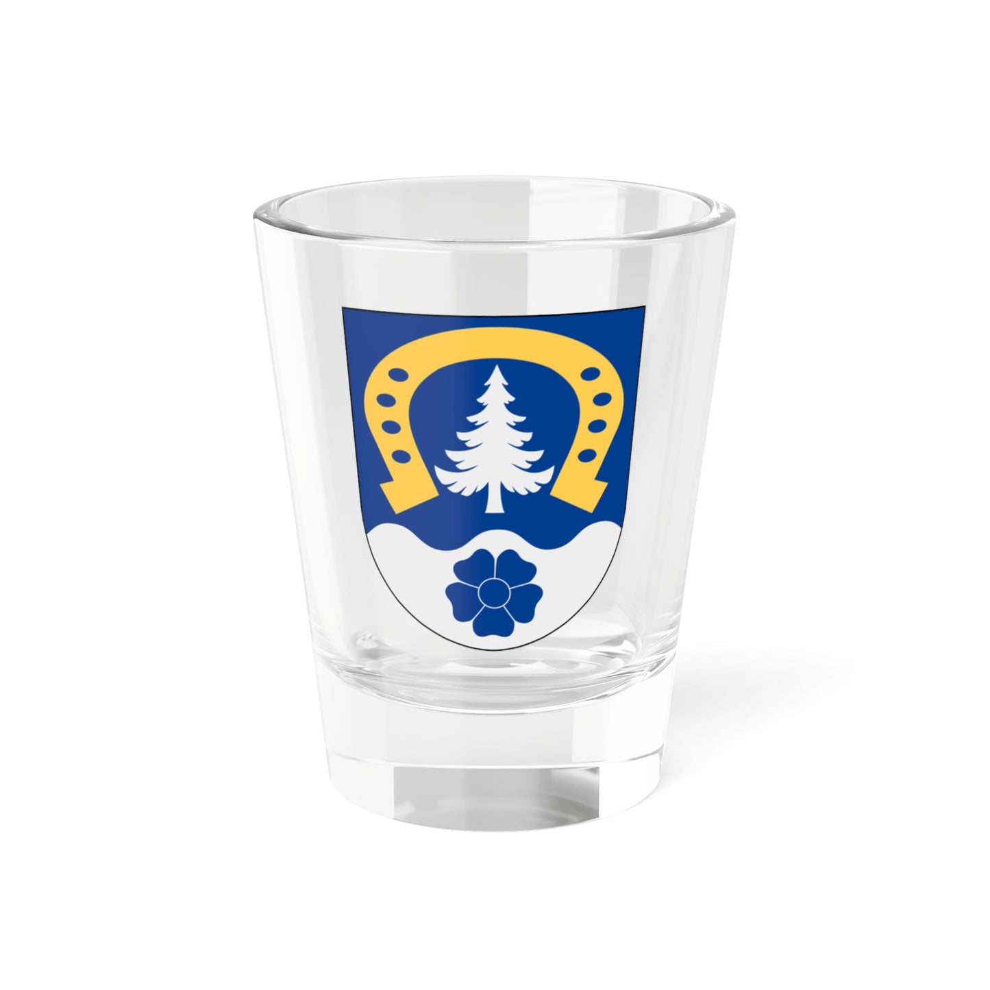 Färila vapen (Sweden) (Coat of Arms) Shot Glass 1.5oz