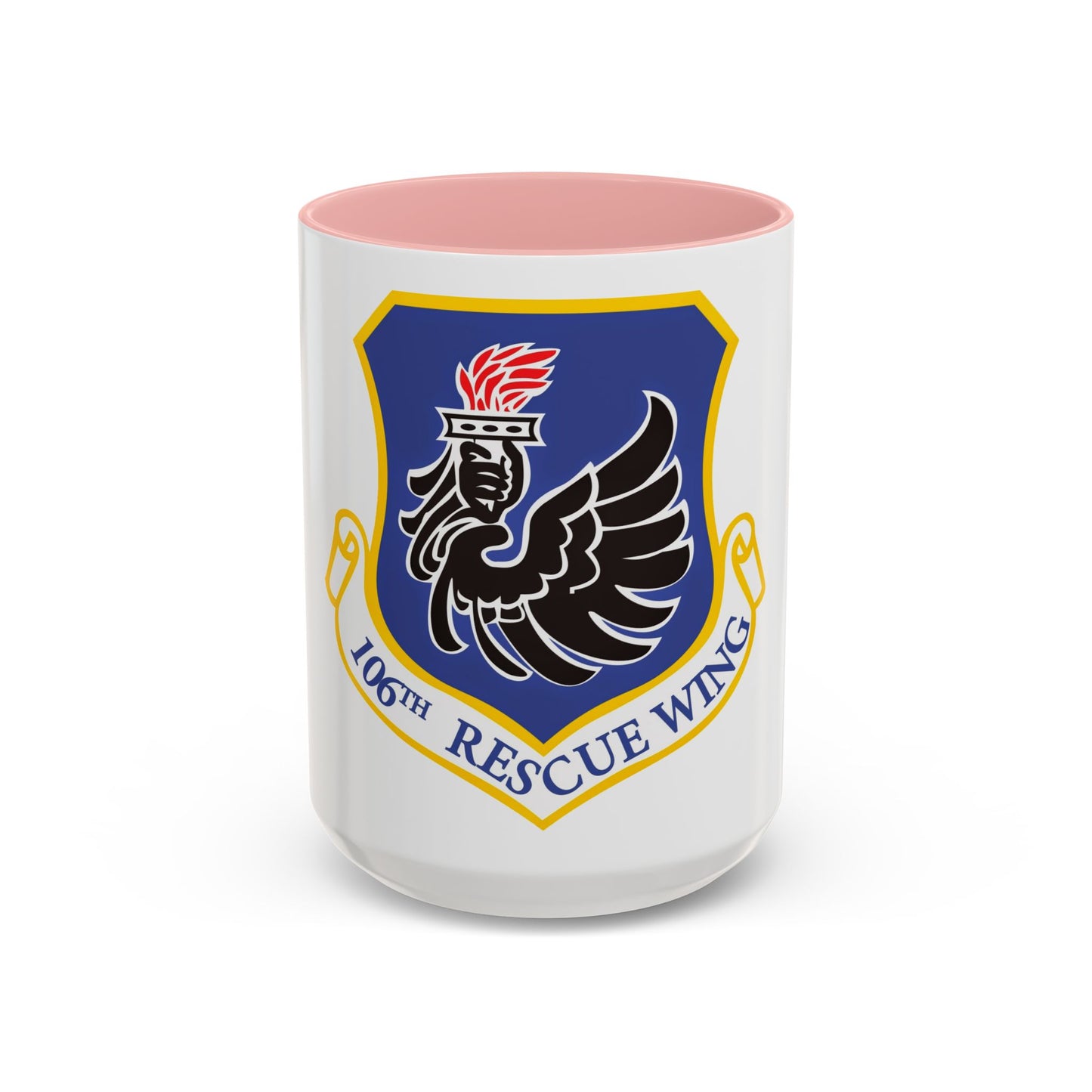 106th Rescue Wing logo 2 (U.S. Air Force) Accent Coffee Mug