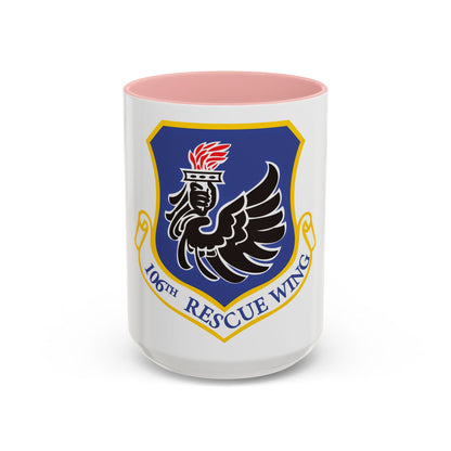 106th Rescue Wing logo 2 (U.S. Air Force) Accent Coffee Mug
