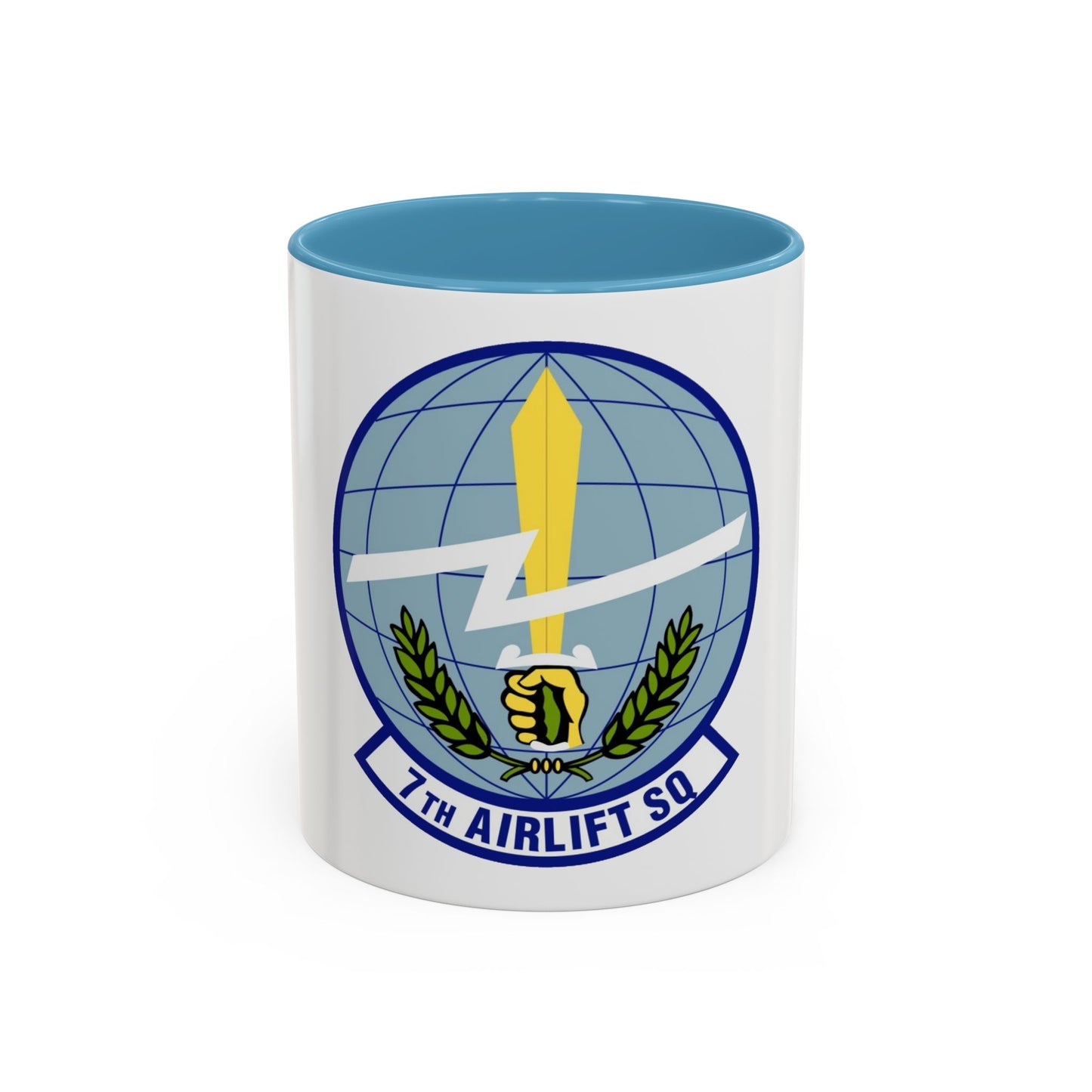 7th Airlift Squadron (U.S. Air Force) Accent Coffee Mug