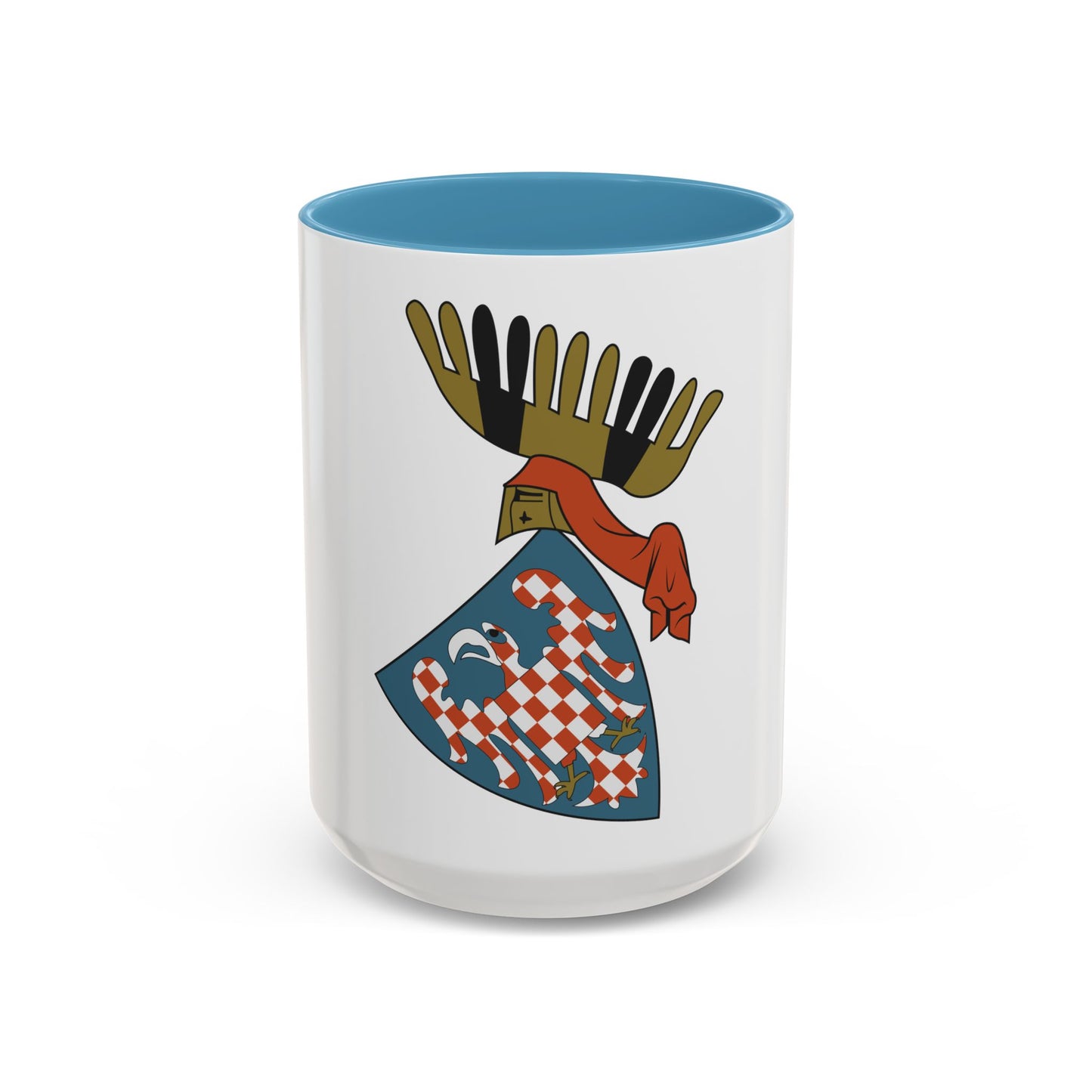 Coat of arms of the Margraviate of Moravia (Wenceslaus II) - Accent Coffee Mug