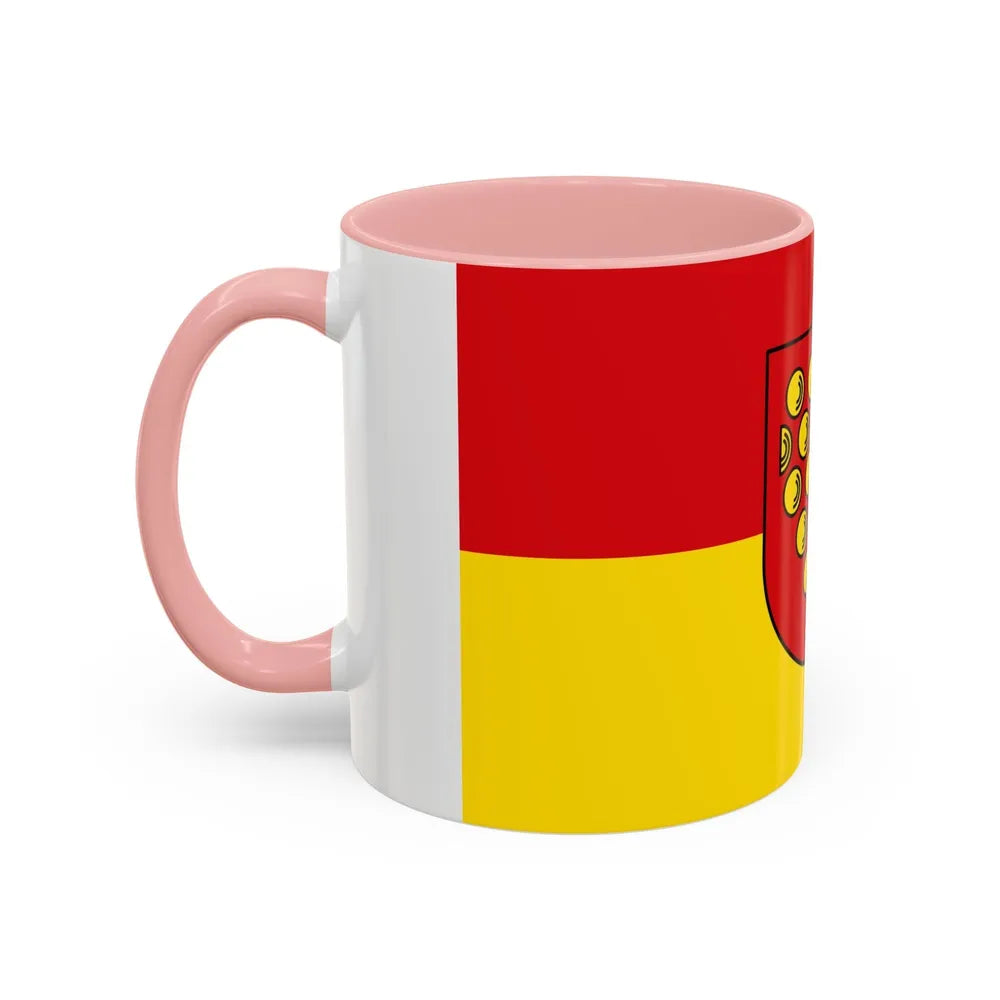 Flag of Bentheim Germany - Accent Coffee Mug-Go Mug Yourself