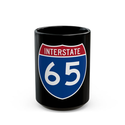 Interstate 65 (U.S. Highways) Black Coffee Mug