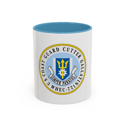 US Coast Guard Cutter Gallatin WHEC 721 (U.S. Coast Guard) Accent Coffee Mug