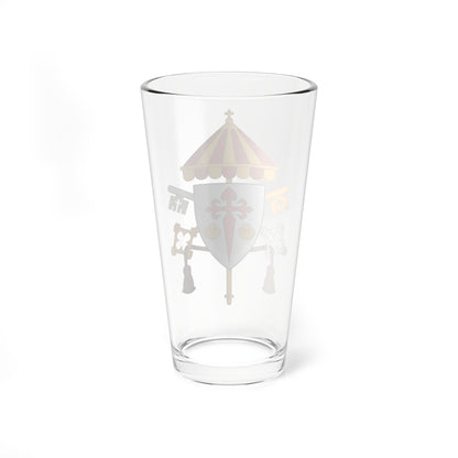 Escudo catedral basílica santiago bilbao (Spain) (Coat of Arms) Pint Glass 16oz