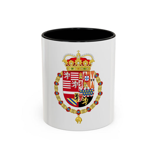 Coat of Arms of Archduke Albert of Austria as Governor-Monarch of the Low Countries - Accent Coffee Mug