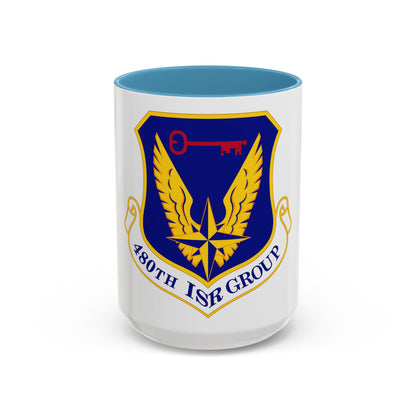 480 Intelligence Surveillance and Reconnaissance Group ACC (U.S. Air Force) Accent Coffee Mug