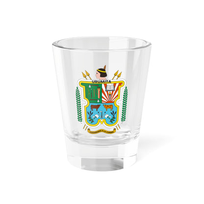 Escudo Municipal de Urumita - La Guajira (Colombia) (Coat of Arms) Shot Glass 1.5oz