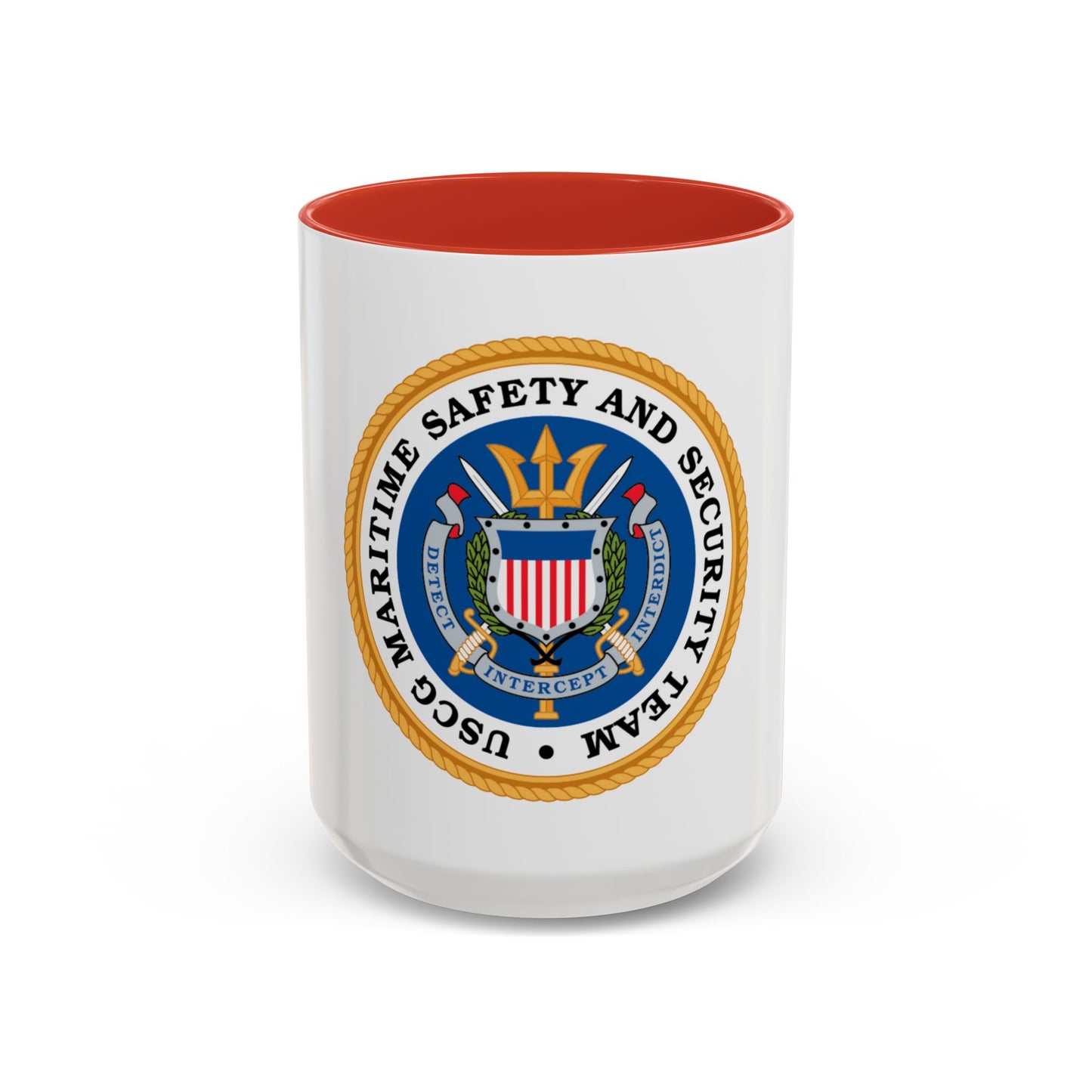 CG Maritime Safety & Security Team (U.S. Coast Guard) Accent Coffee Mug