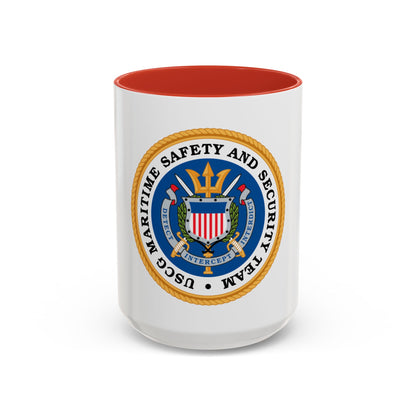 CG Maritime Safety & Security Team (U.S. Coast Guard) Accent Coffee Mug