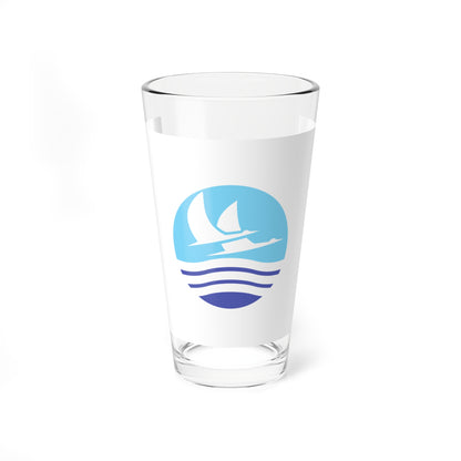 Flag of Izumi Kagoshima (Japan) Pint Glass 16oz