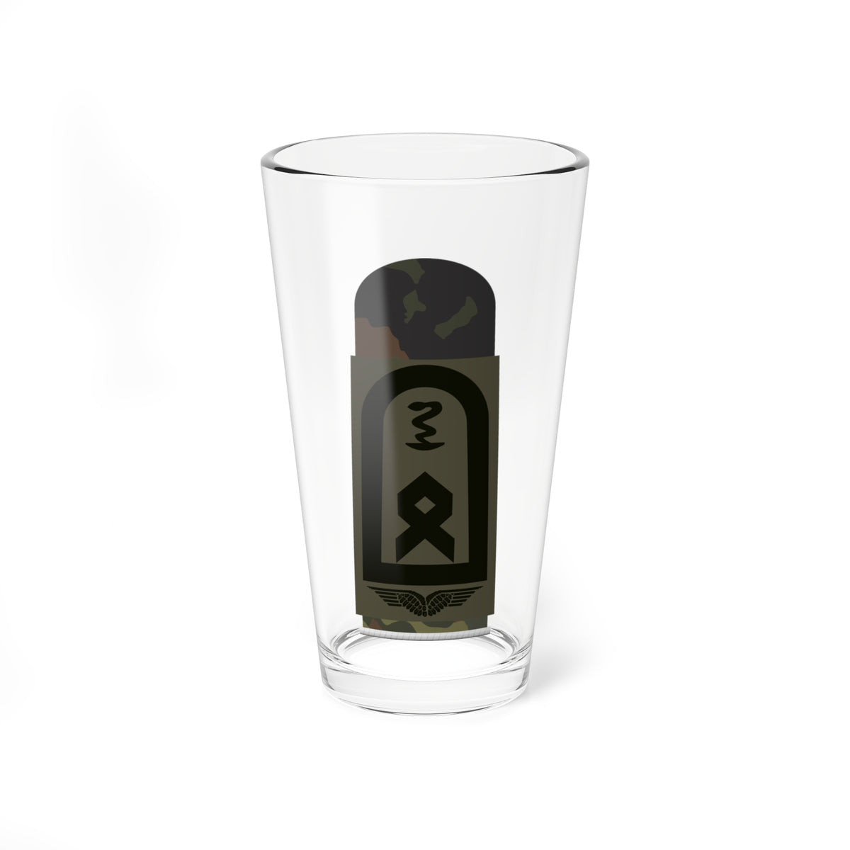 LA OS5 33a Oberfähnrich SanOA PHx L (Military Rank) Pint Glass 16oz