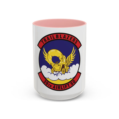 39th Airlift Squadron (U.S. Air Force) Accent Coffee Mug