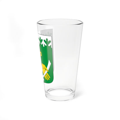 Kostomuksha Coat of Arms (Russia) (Coat of Arms) Pint Glass 16oz