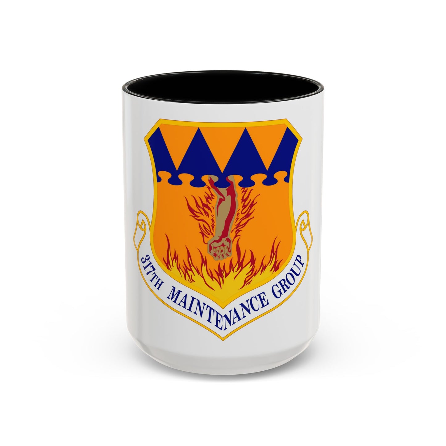 317 Maintenance Group AMC (U.S. Air Force) Accent Coffee Mug