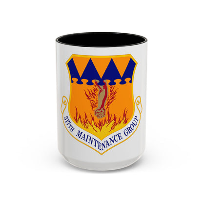 317 Maintenance Group AMC (U.S. Air Force) Accent Coffee Mug