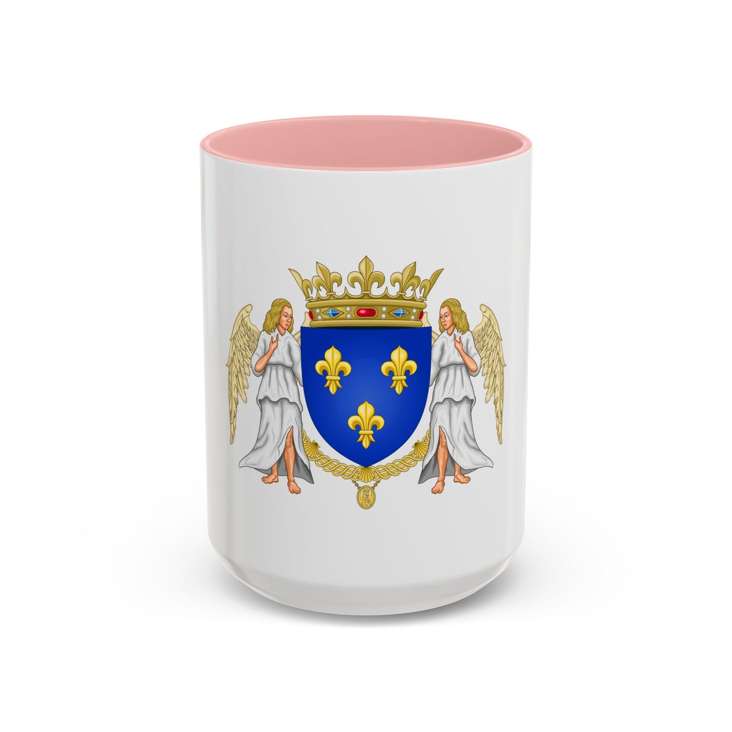 Royal Coat of Arms of Valois France - Accent Coffee Mug