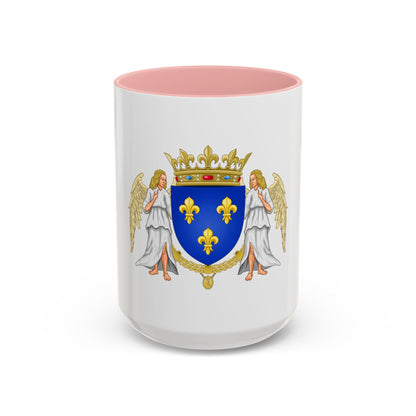 Royal Coat of Arms of Valois France - Accent Coffee Mug